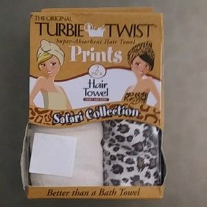 Turbie Twist Safari Collection 2 Pack Hair Towels